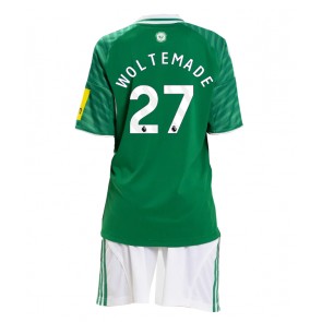 Newcastle United Nick Woltemade #27 Replik Auswärtstrikot Kinder 2025-26 Kurzarm (+ Kurze Hosen)